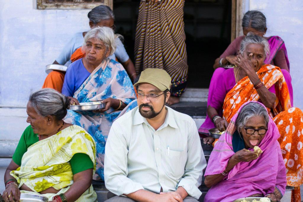 M Miraz Hossain at old age home