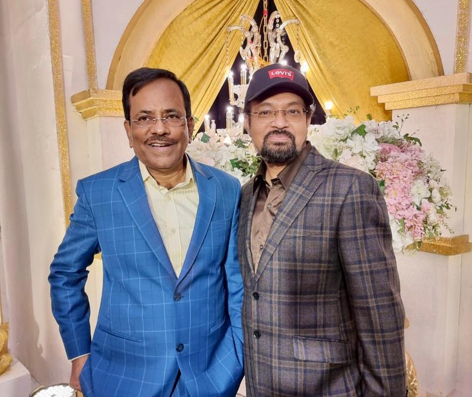 M Miraz Hossain with Hanif Sanket