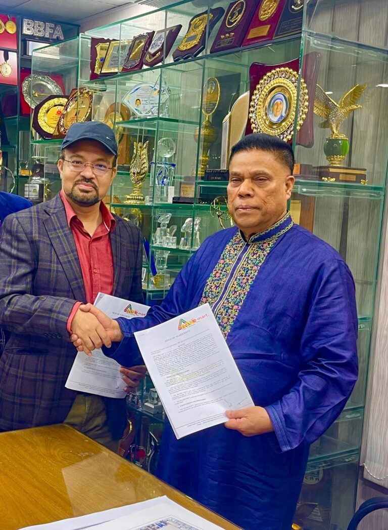 M Miraz Hossain with Dr. Mahfuzur Rahman